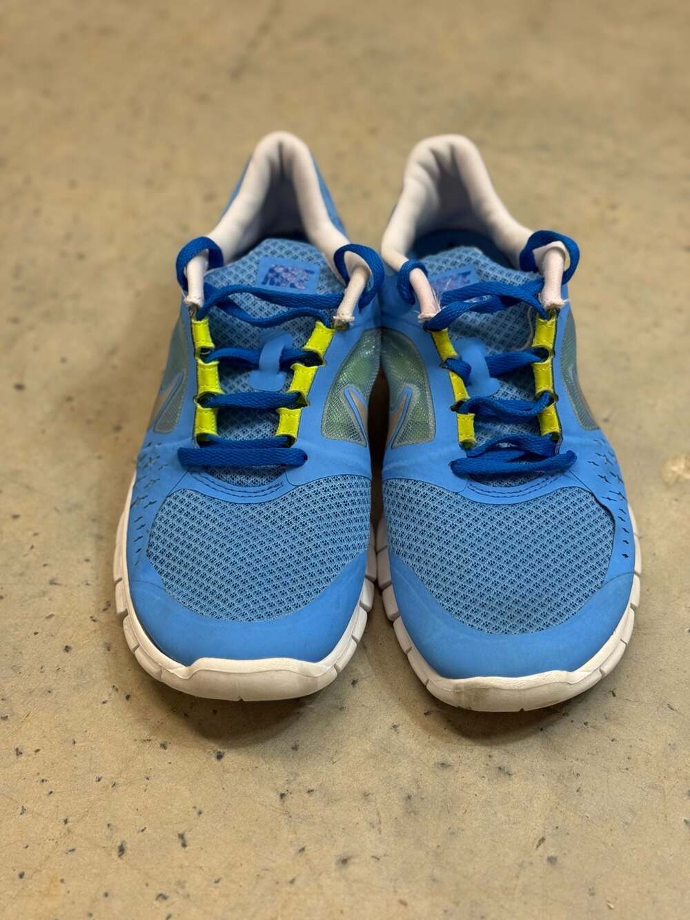 Nike Free Run 3 GS Coast Blue Silver Youth Barfoot Running Shoes - Picture 6 of 12